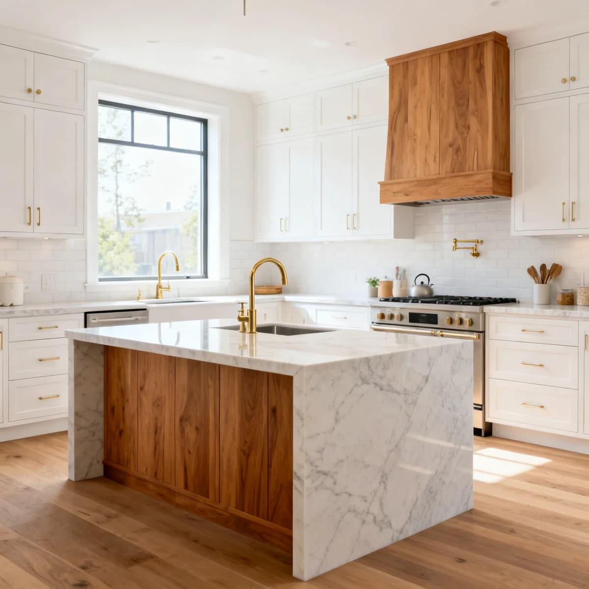 Finished kitchen renovation by Two Crew LTD